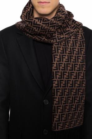 Scarf with an embroidered logo, zdjęcie 2 Scarf with an embroidered logo od Fendi